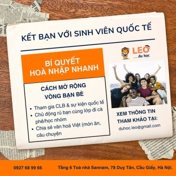 KẾT BẠN VỚI SINH VIÊN QUỐC TẾ: BÍ QUYẾT HOÀ NHẬP NHANH