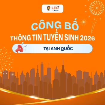 Cập nhật tuyển sinh UK 2026: Học phí, học bổng & pathway mới