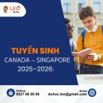 Tuyển sinh Canada – Singapore 2025–2026: Nhiều học bổng hot nhất năm