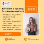 Tuyển sinh & học bổng Úc – New Zealand 2026